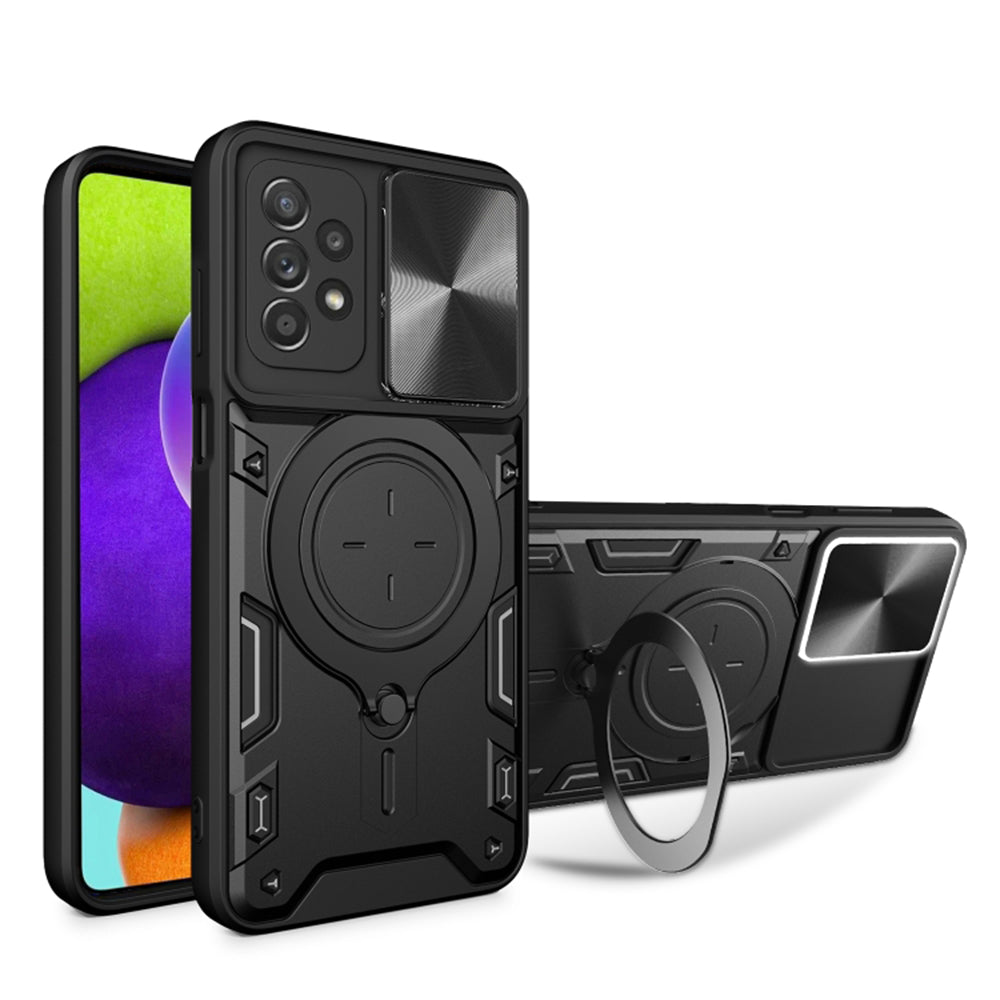 Husa de protectie Techsuit CamGuard Pro compatibil cu Samsung Galaxy A52 4G / A52 5G / A52s 5G, Negru