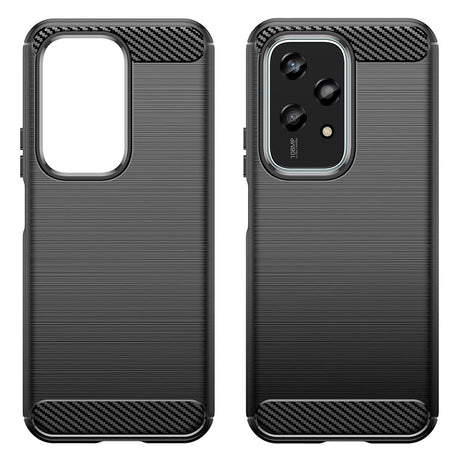 Husa de protectie Techsuit Carbon Silicone compatibil cu Honor 200 Lite, Negru