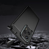 Husa de protectie Techsuit Carbon Silicone compatibil cu Honor 200 Lite, Albastru