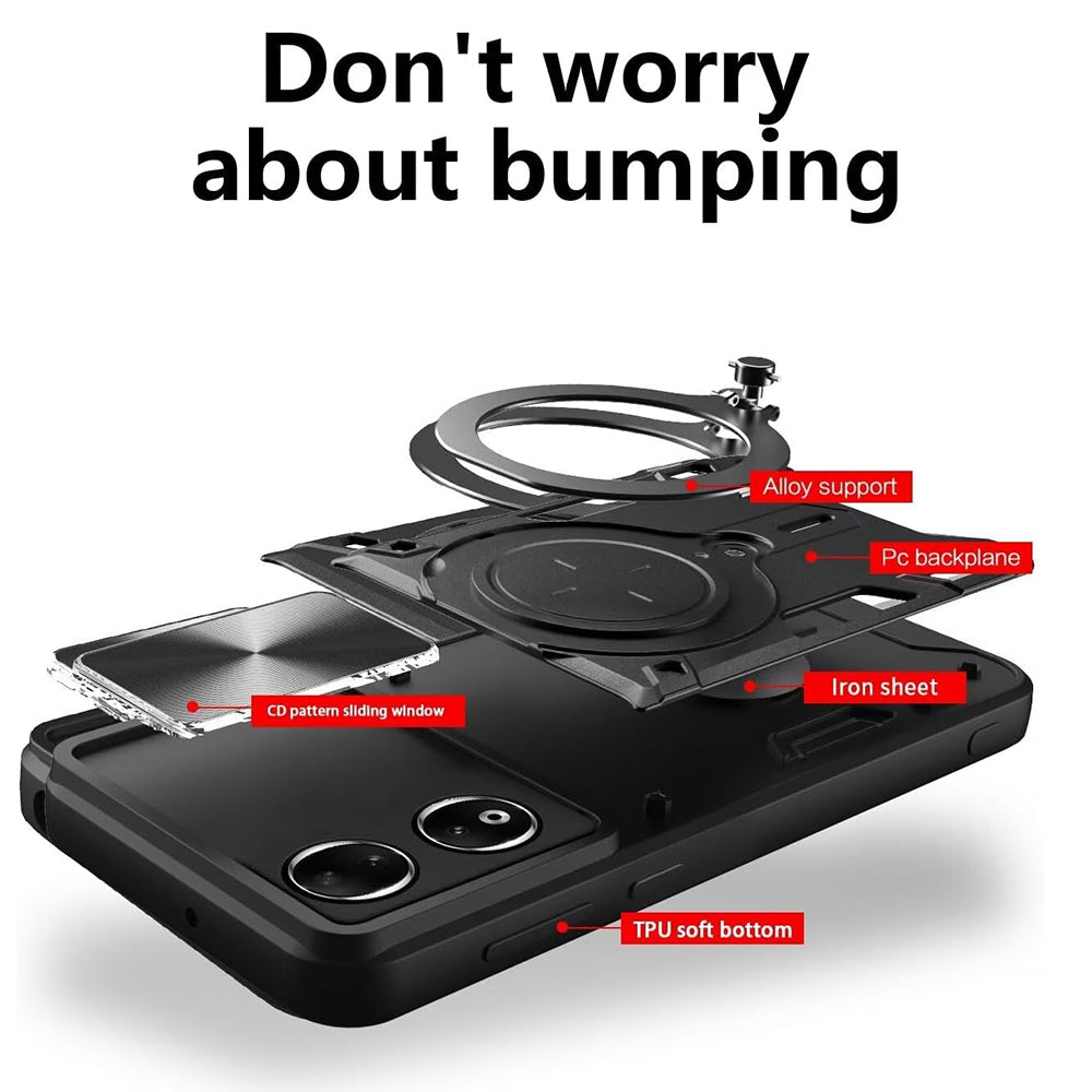 Husa de protectie Techsuit CamGuard Pro compatibil cu Honor X7b / X7b 5G / 90 SMART, Albastru