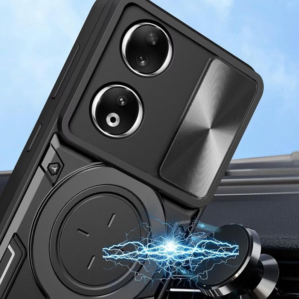 Husa de protectie Techsuit CamGuard Pro compatibil cu Honor X7b / X7b 5G / 90 SMART, Albastru