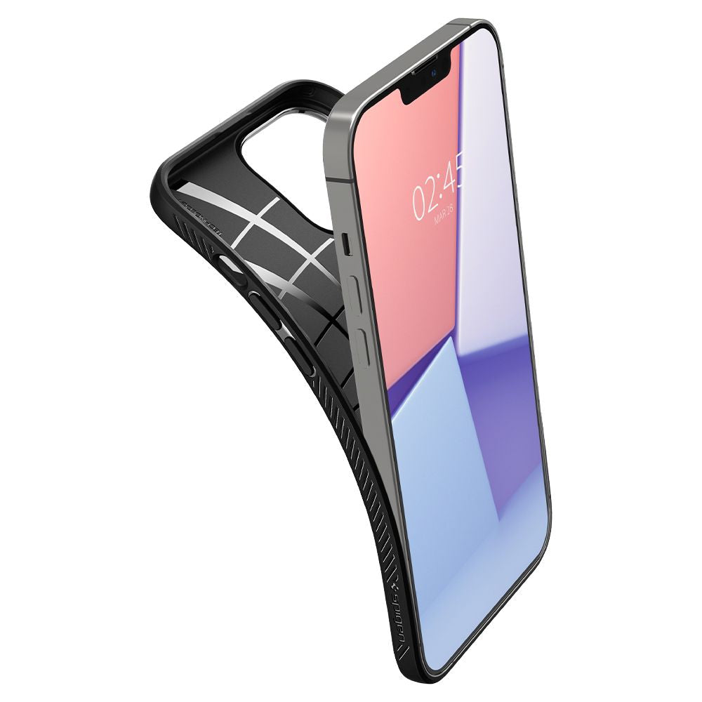 Husa de protectie Spigen Liquid Air (ACS03258) compatibil cu iPhone 13 Pro, Negru