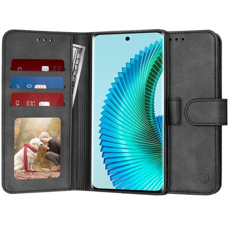 Husa de protectie Techsuit Diary Book compatibil cu Honor Magic6 Lite, Negru