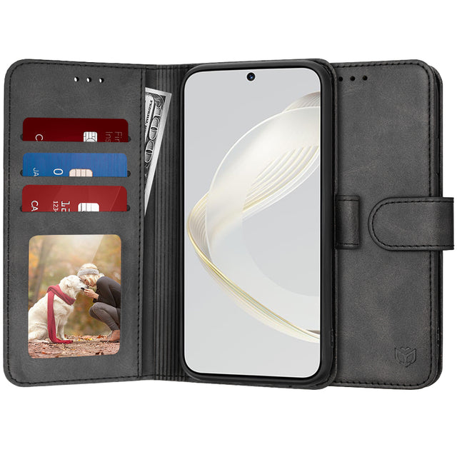 Husa de protectie Techsuit Diary Book compatibil cu Huawei nova 11 / nova 12s, Negru