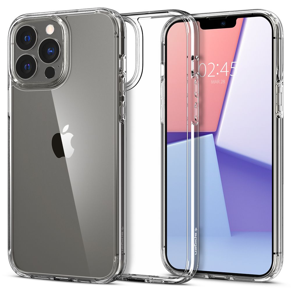Husa de protectie Spigen Ultra Hybrid (ACS03204) compatibil cu iPhone 13 Pro Max, Transparent