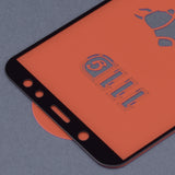 Folie de protectie Techsuit 111D Full Cover / Full Glue Glass compatibil cu Samsung Galaxy A6 2018, Negru