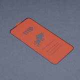 Folie de protectie Techsuit 111D Full Cover / Full Glue Glass compatibil cu iPhone 13 mini, Negru