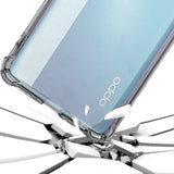 Husa de protectie Techsuit Shockproof Clear Silicone compatibil cu Oppo Reno4 Lite, Transparent