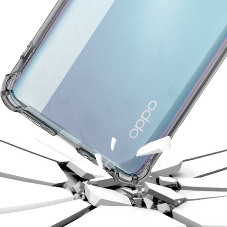 Husa de protectie Techsuit Shockproof Clear Silicone compatibil cu Oppo Reno4 Lite, Transparent