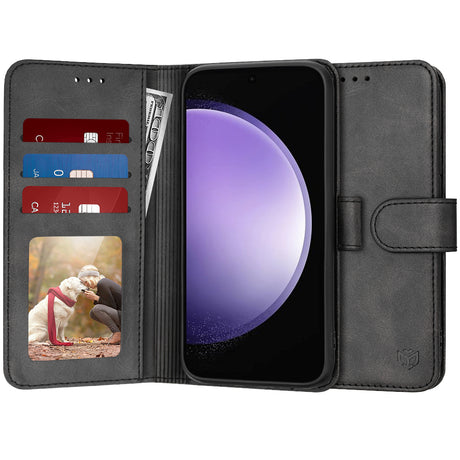 Husa de protectie Techsuit Diary Book compatibil cu Samsung Galaxy S23 FE, Negru