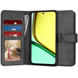 Husa de protectie Techsuit Diary Book compatibil cu Realme C67 4G, Negru
