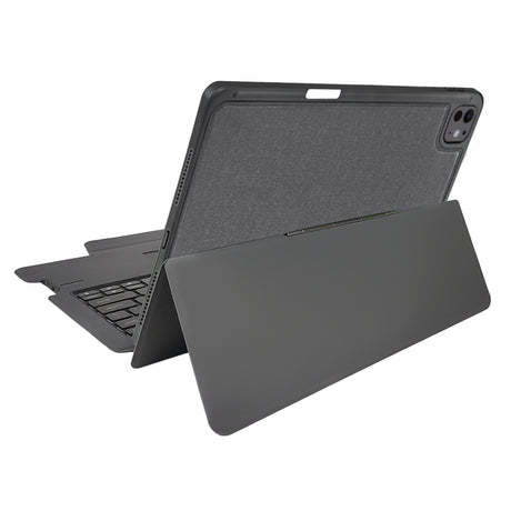 Husa de protectie tableta Techsuit KeyTab Pro + Screen Protector (with RGB Wireless Keyboard/Stylus Pen Holder) compatibil cu iPad Pro 13 (2024) / iPad Pro 13 (2025) - Black