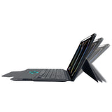 Husa de protectie tableta Techsuit KeyTab Pro + Screen Protector (with RGB Wireless Keyboard/Stylus Pen Holder) compatibil cu iPad Pro 11 (2024) / iPad Pro 11 (2025) - Black