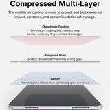 Husa de protectie tableta Ringke Easy Slide Tempered Glass compatibil cu iPad Air 11 (2024) / Air 11 (2025) / Air 11 (2026), Transparent