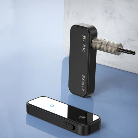 Gadget Yesido Audio Adapter Bluetooth (YAU25), Aux Jack 3.5mm, Negru