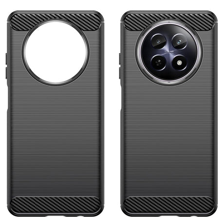 Husa de protectie Techsuit Carbon Silicone compatibil cu Realme 12 / 12x, Albastru