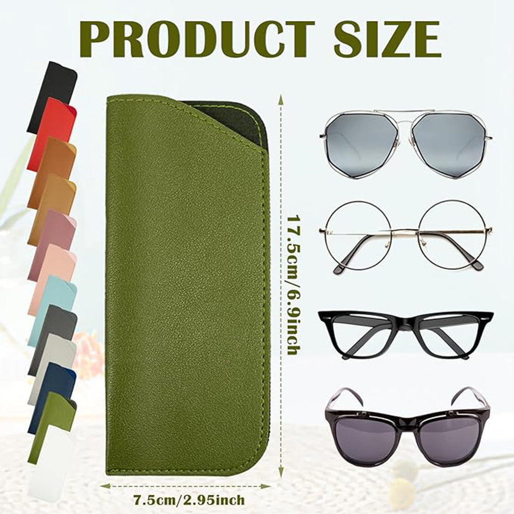Techsuit Glasses Case (ETSP6), Slim Design, 175 x 75mm, Albastru Cer