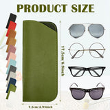 Techsuit Glasses Case (ETSP6), Slim Design, 175 x 75mm, Albastru Cer