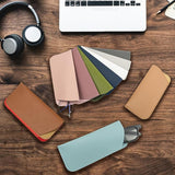 Techsuit Glasses Case (ETSP3), Slim Design, 175 x 75mm, Roz