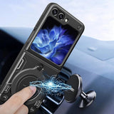 Husa de protectie Techsuit CamGuard Pro compatibil cu Samsung Galaxy Z Flip6 / Flip7 FE, Negru