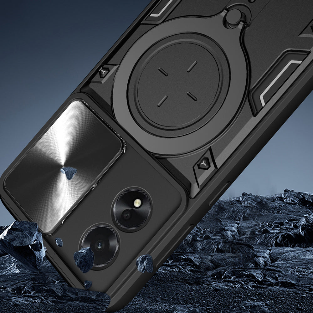 Husa de protectie Techsuit CamGuard Pro compatibil cu Honor 200 Lite, Roz Auriu