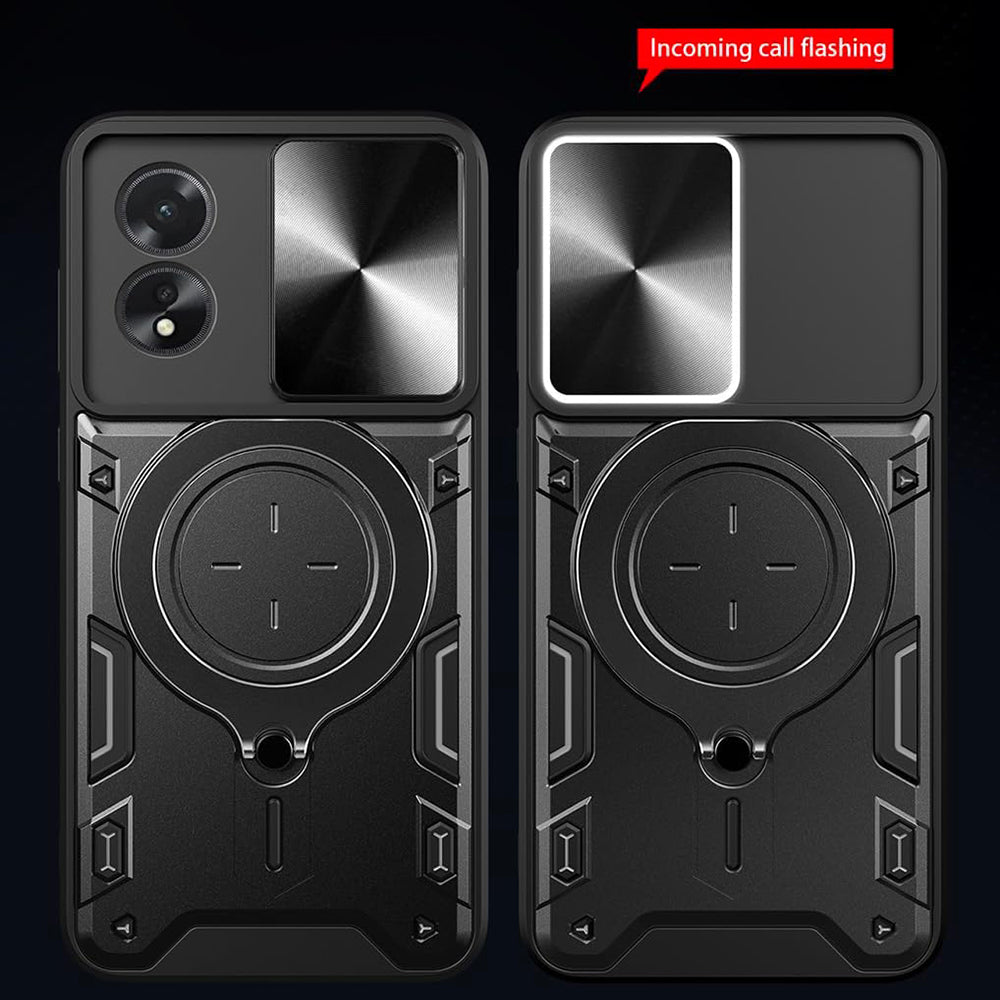 Husa de protectie Techsuit CamGuard Pro compatibil cu Oppo A60 4G, Roz Auriu