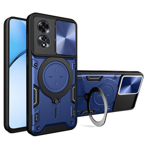 Husa de protectie Techsuit CamGuard Pro compatibil cu Oppo A60 4G, Albastru