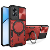 Husa de protectie Techsuit CamGuard Pro compatibil cu Oppo A60 4G, Rosu