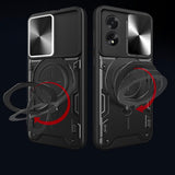 Husa de protectie Techsuit CamGuard Pro compatibil cu Oppo A60 4G, Rosu