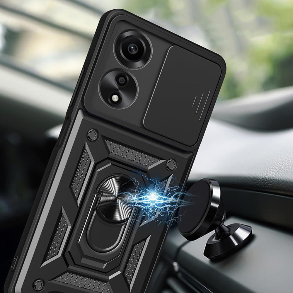 Husa de protectie Techsuit CamShield Series compatibil cu Oppo A60 4G, Negru