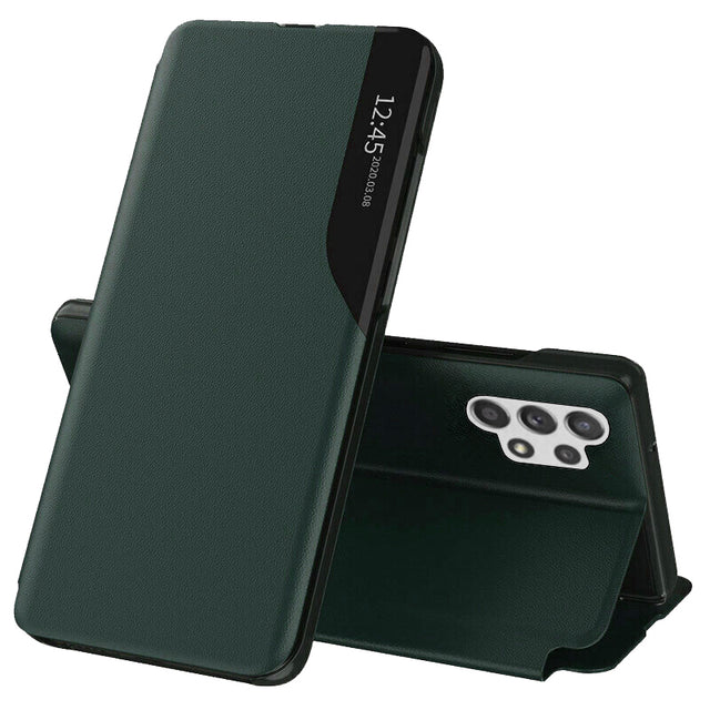 Husa de protectie Techsuit eFold Series compatibil cu Samsung Galaxy A32 4G, Verde Inchis