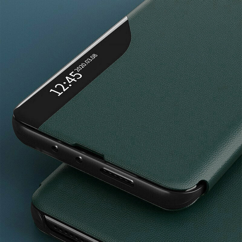 Husa de protectie Techsuit eFold Series compatibil cu Samsung Galaxy A32 4G, Verde Inchis