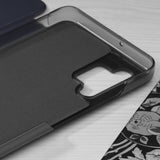 Husa de protectie Techsuit eFold Series compatibil cu Samsung Galaxy A32 4G, Albastru Inchis