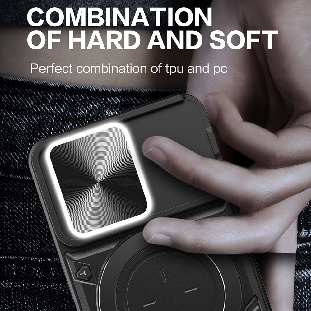 Husa de protectie Techsuit CamGuard Pro compatibil cu iPhone 16 Pro, Negru