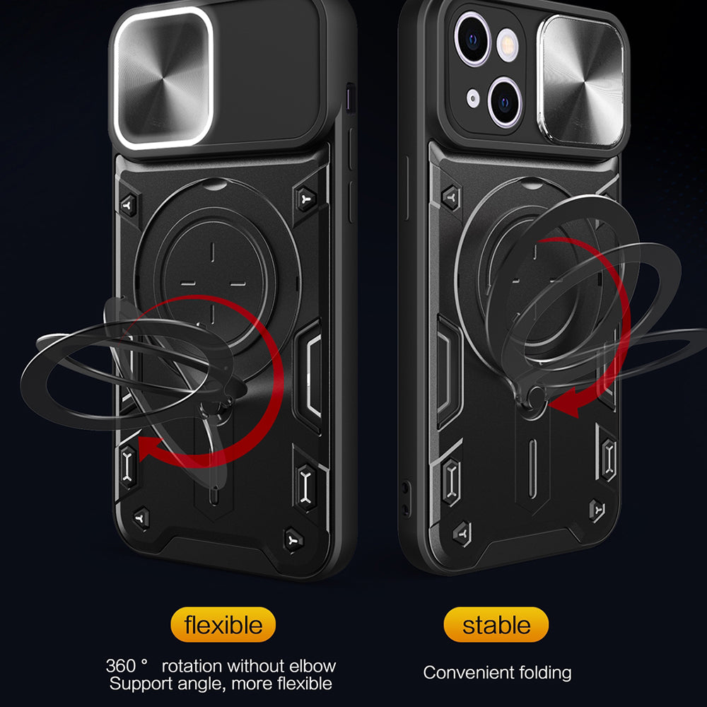 Husa de protectie Techsuit CamGuard Pro compatibil cu iPhone 16, Mov