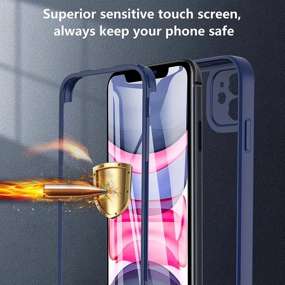 Folie de protectie Techsuit ColorVerse 360 Series + compatibil cu iPhone 16 Plus, Mov