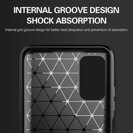 Husa de protectie Techsuit Carbon Silicone compatibil cu Xiaomi Redmi Note 10 5G / Poco M3 Pro 5G, Negru