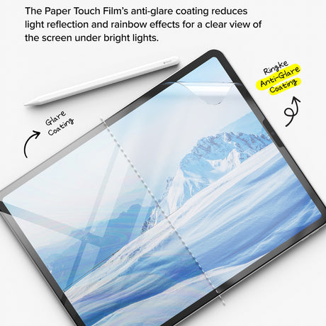 Husa de protectie tableta Ringke Paper Touch Film Hard compatibil cu iPad Pro 11 (2024) / iPad Pro 11 (2025), Transparent Mat