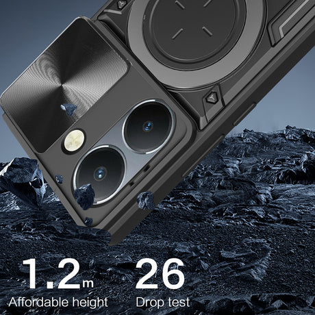 Husa de protectie Techsuit CamGuard Pro compatibil cu Honor 200 Pro, Negru