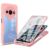 Folie de protectie Techsuit ColorVerse 360 Series + compatibil cu Xiaomi Redmi A3 / Redmi A3x, Roz