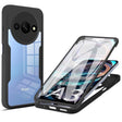 Folie de protectie Techsuit ColorVerse 360 Series + compatibil cu Xiaomi Redmi A3 / Redmi A3x, Negru