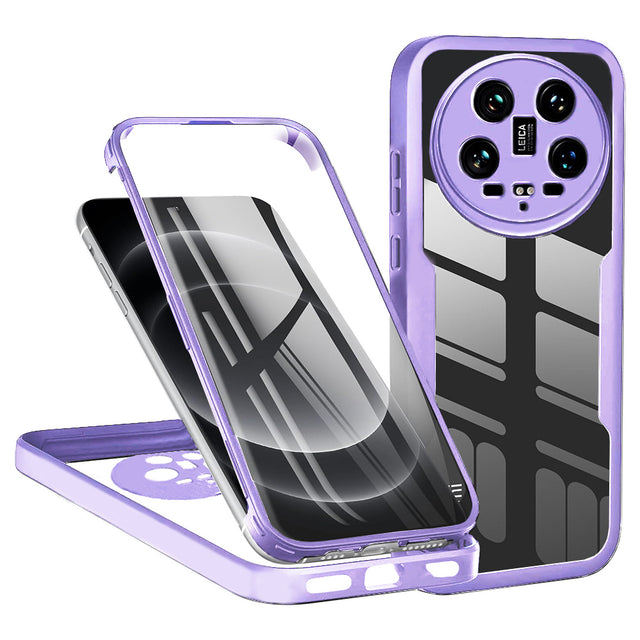 Folie de protectie Techsuit ColorVerse 360 Series + compatibil cu Xiaomi 14 Ultra, Mov