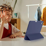 Husa de protectie tableta Techsuit Flex Trifold (with Pencil Holder) compatibil cu iPad Air 11 (2024) / Air 11 (2025) / Air 11 (2026), Albastru Cer