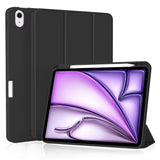 Husa de protectie tableta Techsuit Flex Trifold (with Pencil Holder) compatibil cu iPad Air 11 (2024) / Air 11 (2025) / Air 11 (2026), Negru