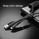 Cablu Baseus Fish-Eye (CALSR-01), USB to Lightning, 1m, 2A, Negru