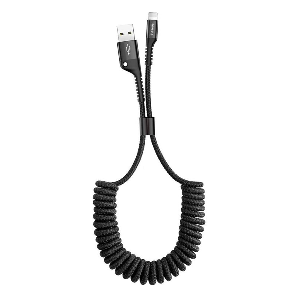 Cablu Baseus Fish-Eye (CALSR-01), USB to Lightning, 1m, 2A, Negru