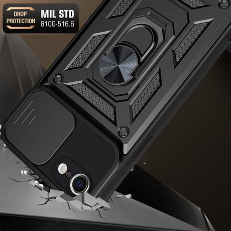 Husa de protectie Techsuit CamShield Series compatibil cu iPhone 16e / iPhone 17e, Albastru