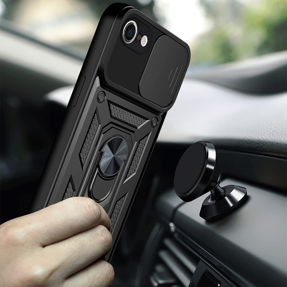 Husa de protectie Techsuit CamShield Series compatibil cu iPhone 16e / iPhone 17e, Negru
