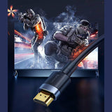 Adaptor Baseus Video Cable Cafule (CADKLF-E01), HDMI to HDMI, 4K, 60Hz, 18Gbps, 1m, Negru