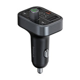 Gadget Baseus FM Modulator and Car Charger S-09 Pro (C10762200113-00), 2x USB, Type-C, Bluetooth 5.3, Digital Display, Negru